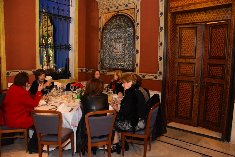 Young Women Christian Association lunch at Villa Linda Sursock